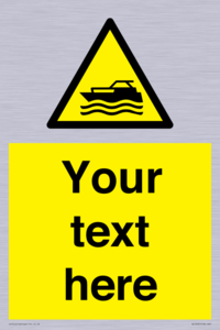 Custom Warning motorised watercraft